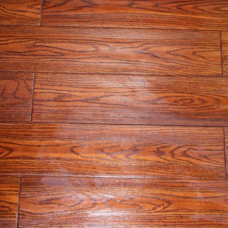 Pavimenti in legno massello lucido rovere marrone giallo