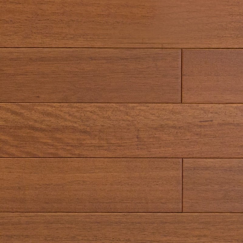 Pavimenti in legno massello Kasai color noce marrone scuro opaco