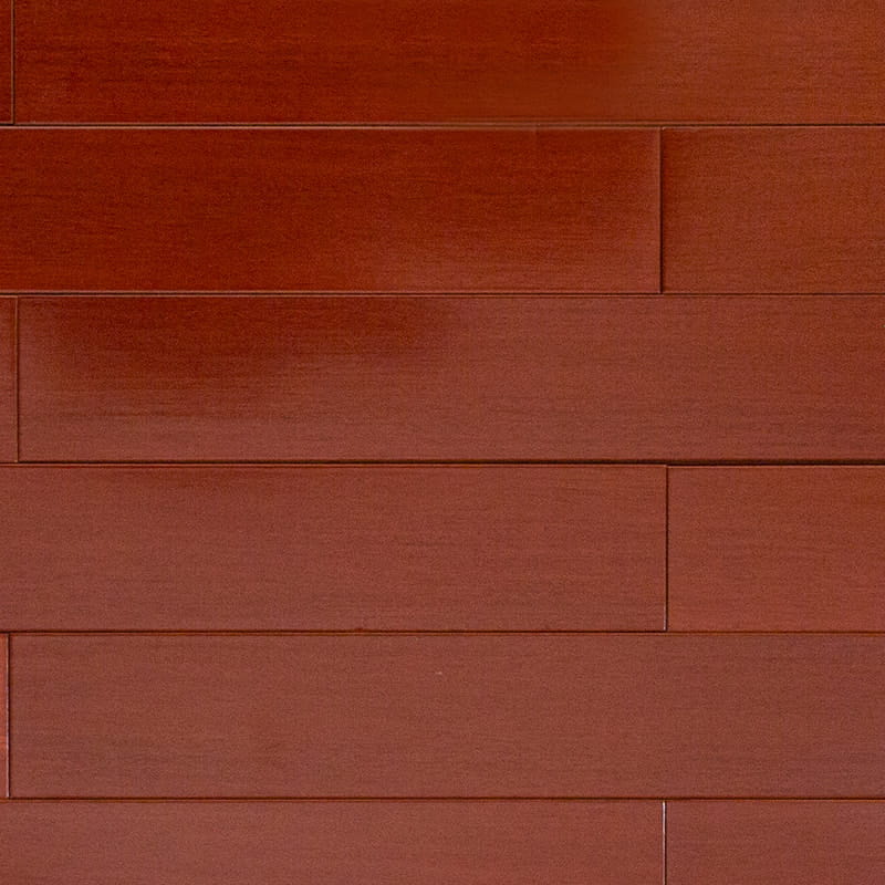 Pavimenti in legno massello Padauk rosso marrone opaco