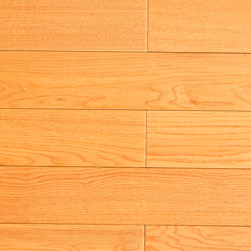Pavimenti in legno massello a listoni larghi di quercia rossa americana marrone naturale