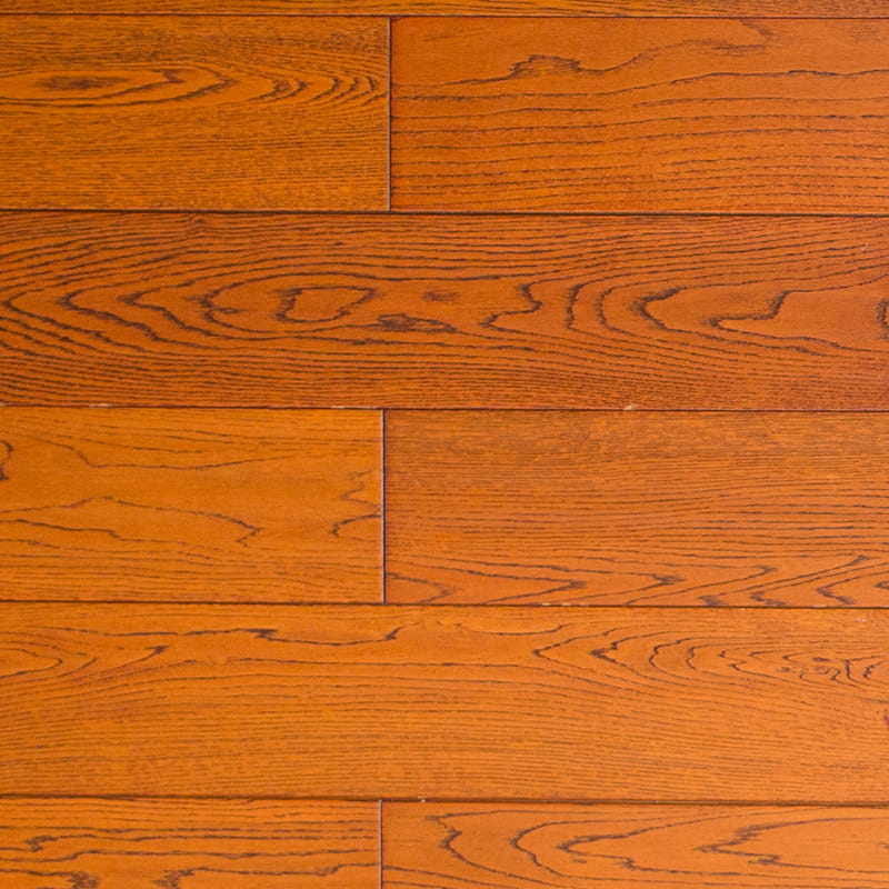 Pavimenti in legno massello vintage rovere marrone scuro