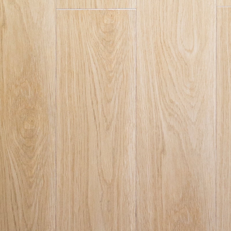 Pavimento in legno massello di rovere a 3 strati con struttura naturale in rovere beige chiaro