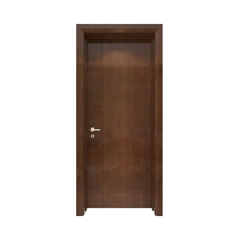 Porta impiallacciata naturale noce caldo
