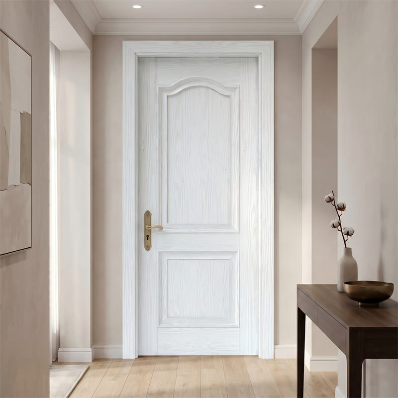 Anta impiallacciata rovere bianco perla