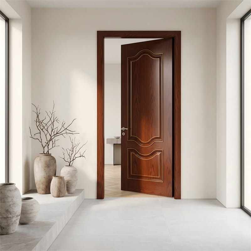 Anta impiallacciata rovere ciliegio caldo