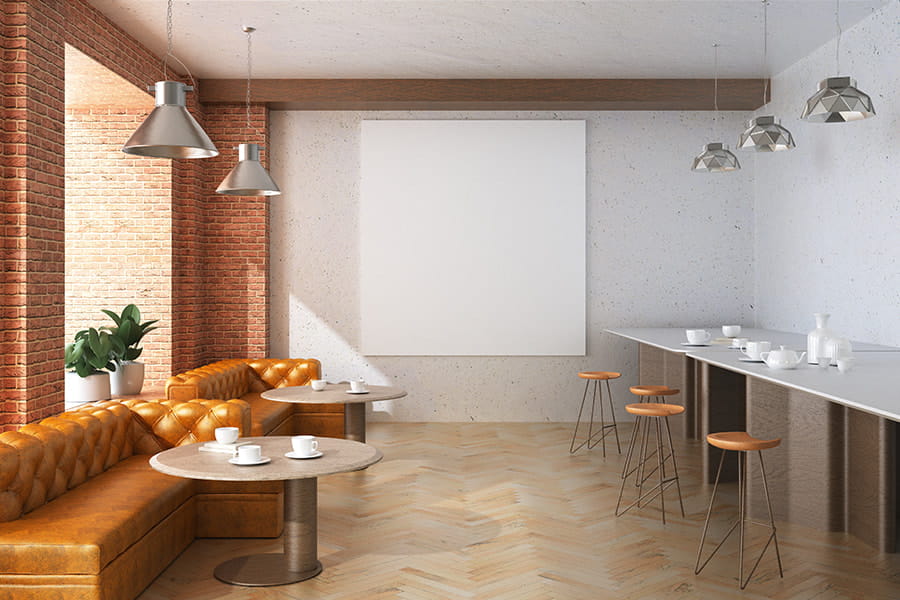 Progetti di pavimentazione per bar